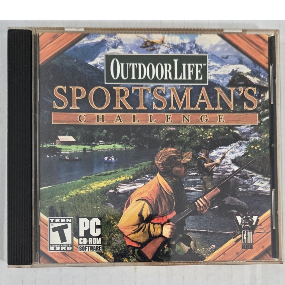 Outdoor Life Sportsmans Challenge‎ PC Game 2004 Windows CD-ROM Vintage (CIB)